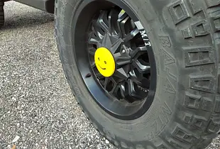 Smiley Face Hubcap for Mickey Thompson Wheels