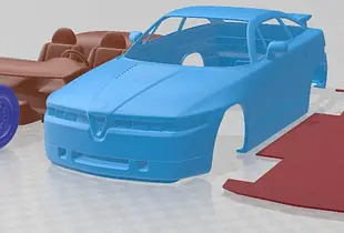 Alfa Romeo SZ Zagato 1989 Printable Car 