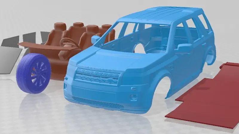 Land Rover Freelander 2011 Printable Car 