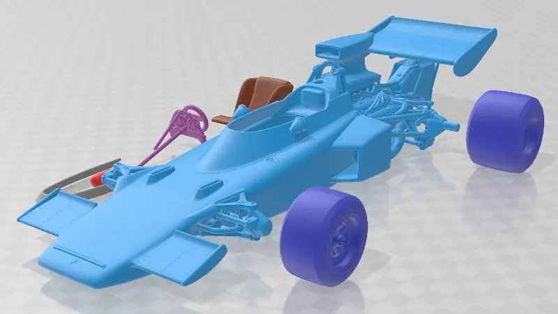 Lotus 72d John Player Special 1970 Printable Car