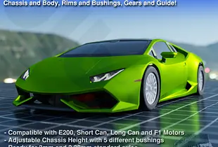 MyDigitalSlot IT1 Car, 1/32 Complete Analog / Digital Slot Car