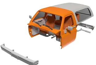 K5 Blazer Baja to Hardtop conversion kit