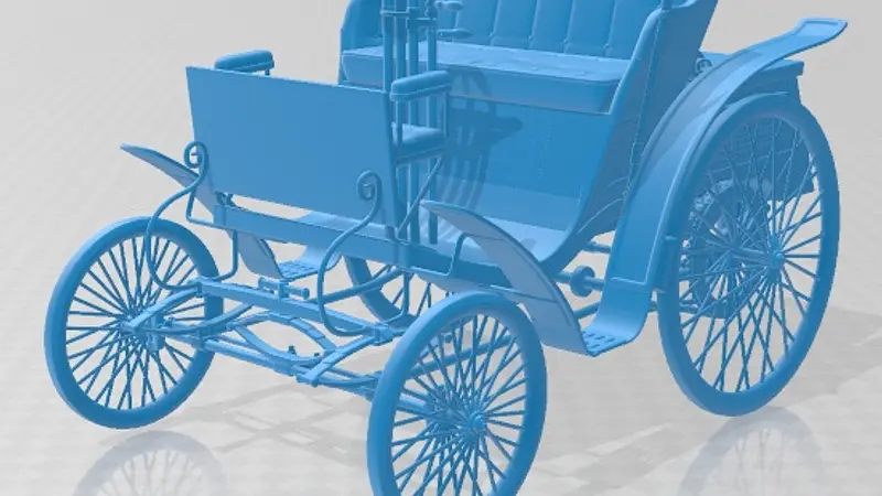 Benz Velo 1894 Printable Car 