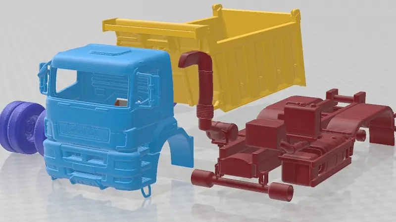 Kamaz 6580 K5 Dump Truck 2016 Printable 