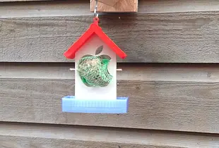 Apple logo Bird Feeder