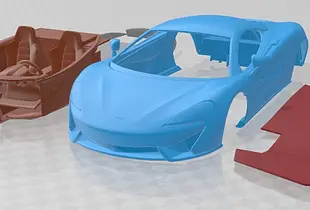 McLaren 540C Coupe 2016 Printable Car 