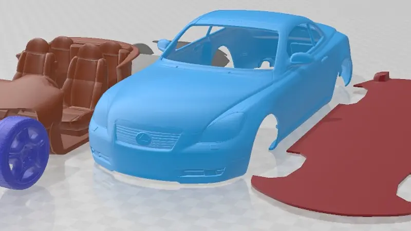 Lexus SC 430 Printable Car 