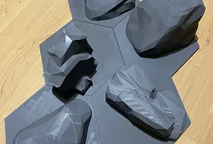 Light Tile Set 2 -- Crawler Course custom modular tiles for 1/16 or smaller rc crawlers