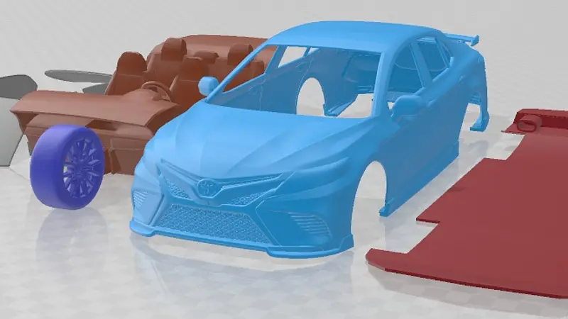 Toyota Camry TRD 2020 Printable Car 