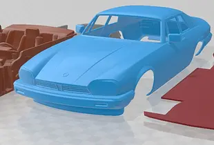 Jaguar XJS Coupe 1975 Printable Car 