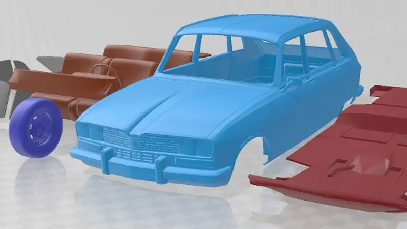 Renault 16 TX Printable Car 