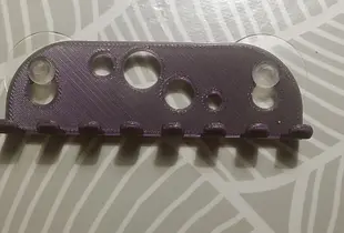 Holder for seven toothbrushes