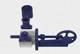 Single Cylinder Air Engine