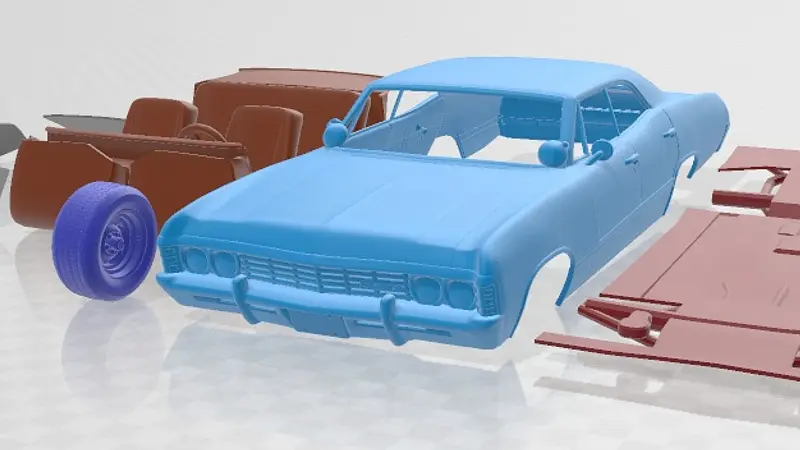 Chevrolet Impala 1967 Printable Car 