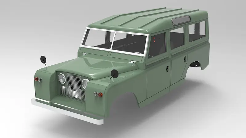 RC LAND ROVER SERIES RC4WD, AXIAL, TRX4 STL 3D MODEL