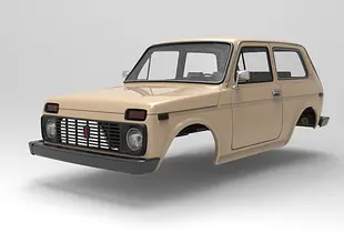 Lada Niva 2121, Нива STL files for RC chassis