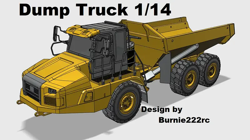 1/14 Kitten 703 - Articulating Dump Truck
