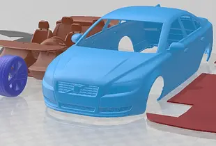 Volvo S80 2005 Printable Car 