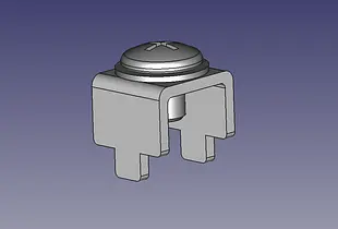 Welding 1pin PCB screw terminal