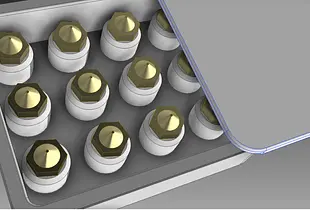 Nozzle box w/sliding lid