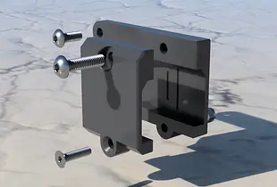 Arrma 8s Kraton and Outcast XT90 and XT90S Connector Mounting Brackets