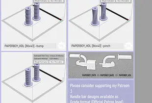Arcade spinner Paperboy handlebars - GRS USB BHS compatible