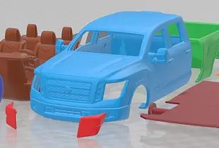 Nissan Titan XD Pro 4x 2016 Printable Car 