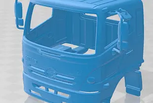 Hino 500 FC 2020 Printable Body Cabin Truck 