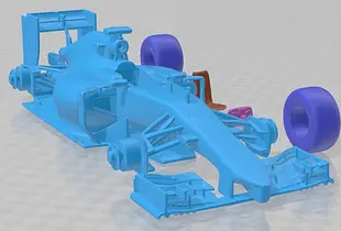 Formula 1 Infiniti RedBull 2014 Printable Car 