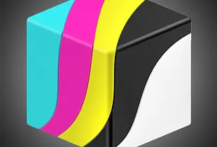 CMYKW Calibration Test Cube