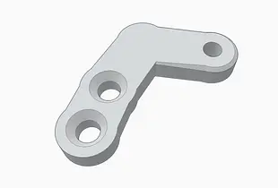 Tamiya CC01 Steering Extentions Correctors