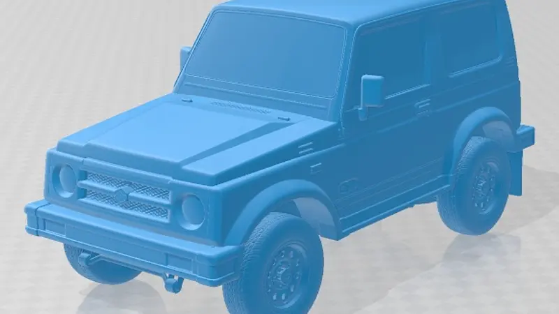 Suzuki Samurai 1996 Printable Car 