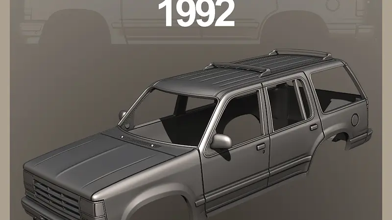 Body Car Explorer 1992 1/64 Scale