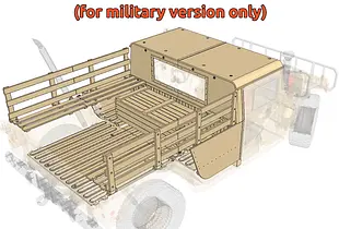 Humvee 2 door conversion kit by AN3DRC
