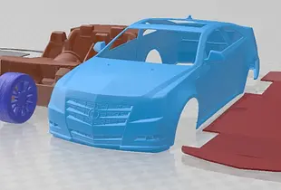 Cadillac CTS Coupe 2011 Printable Car 