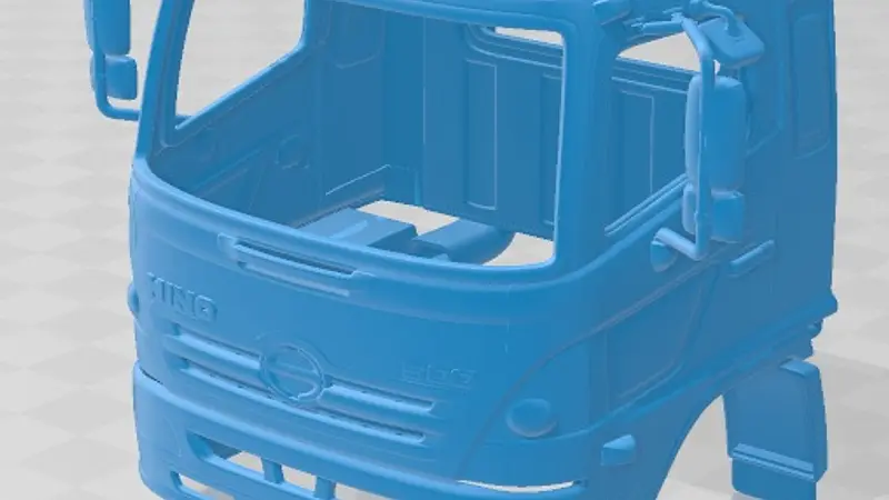 Hino 500 FC 2020 Printable Body Cabin Truck 