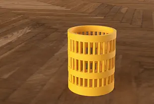 Sleek and Modern 3D-Printed Pen Holder Design