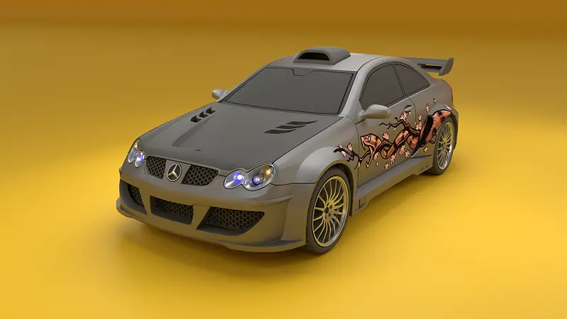 RC 1/10 CLK 500 - Blacklist #7