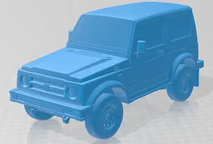 Suzuki Samurai 1996 Printable Car 