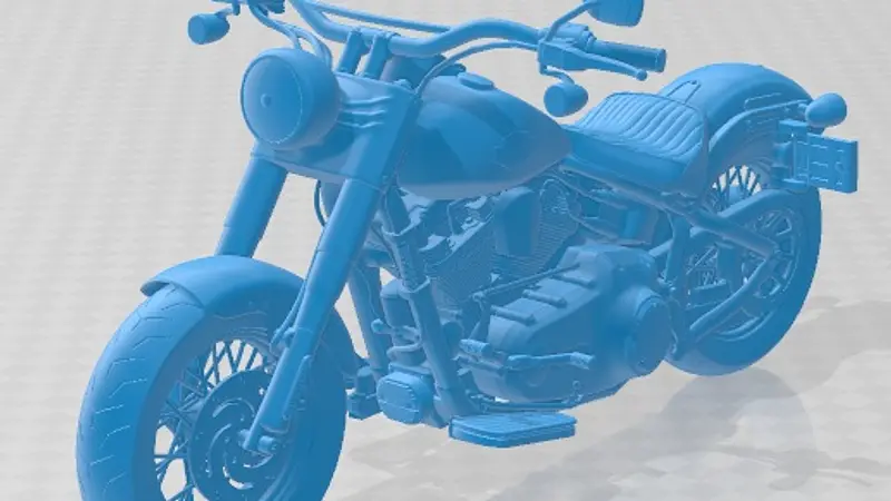 Harley Davidson Softail Slim 2015 Printable Motorbike 