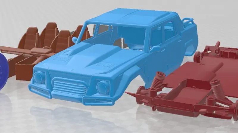 Lamborghini LM002 1986 Printable Car 