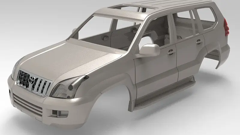 1/24 scale Toyota Prado 120 STL