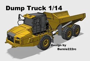 1/14 Kitten 703 - Articulating Dump Truck