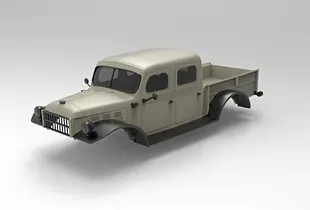 Dodge Power Wagon 4 door long version for RC chassis