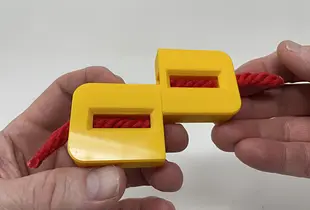 3D Printed Rope Puzzler