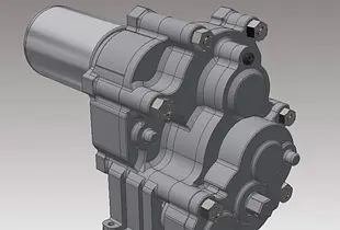 3D Printed Hummer H1 / Humvee Gearbox by AN3DRC