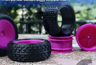 MyRCCar Buggy Wheels, 1/10 RC Car Rims and Tyres