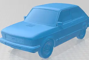 Fiat 147 Printable Car
