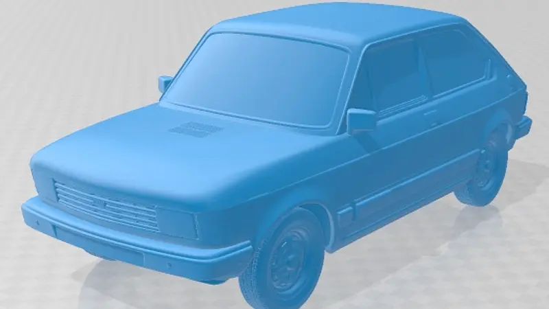 Fiat 147 Printable Car