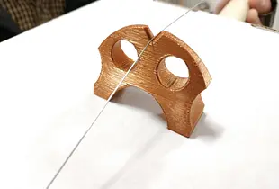 Pizza Box Guitar Bridge